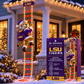 LSU Animated Climbing Ladder Christmas Decoration BMD