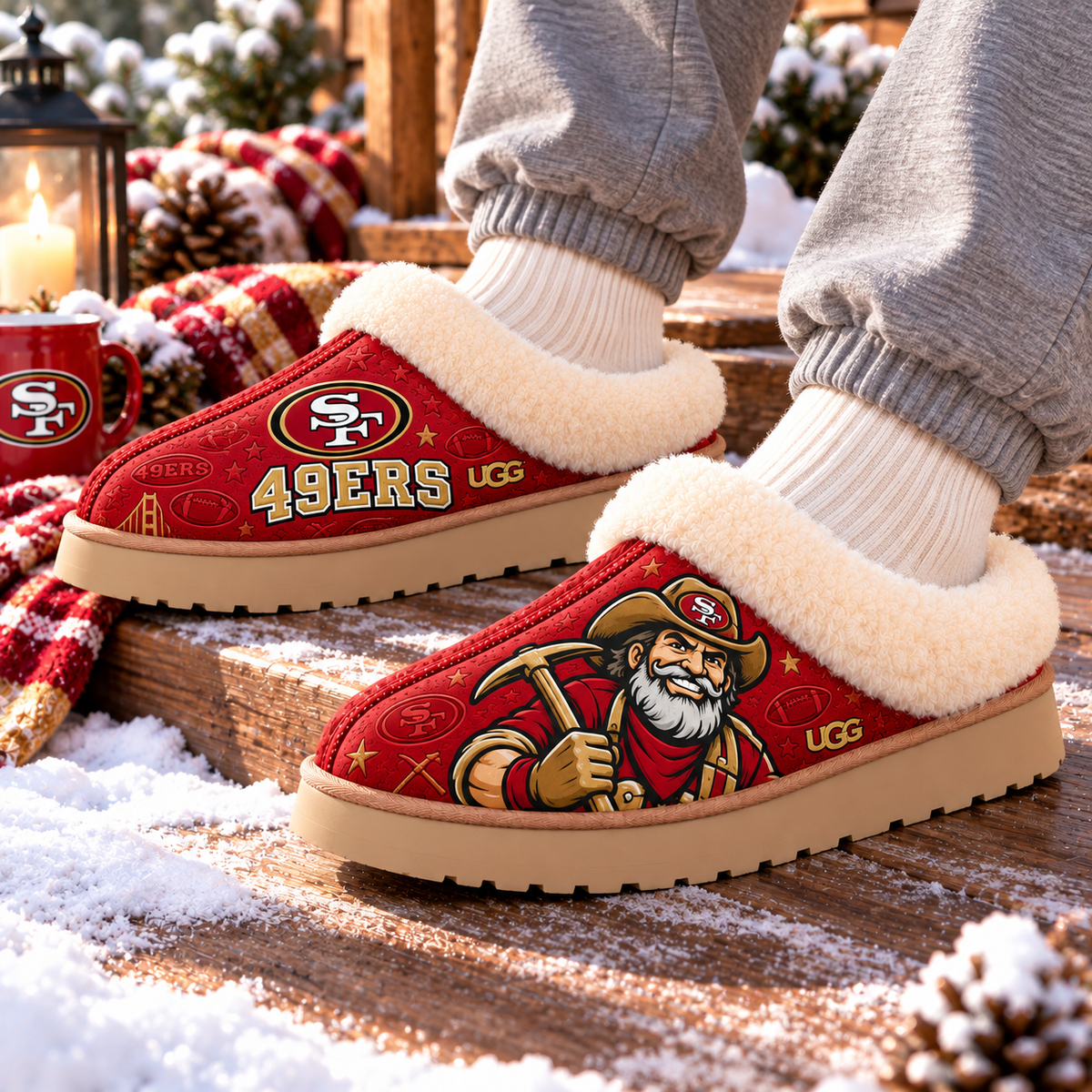 Premium SF49 Fur Lined Slippers PDL