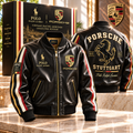POCE PREMIUM LEATHER BOMBER JACKET NTNA