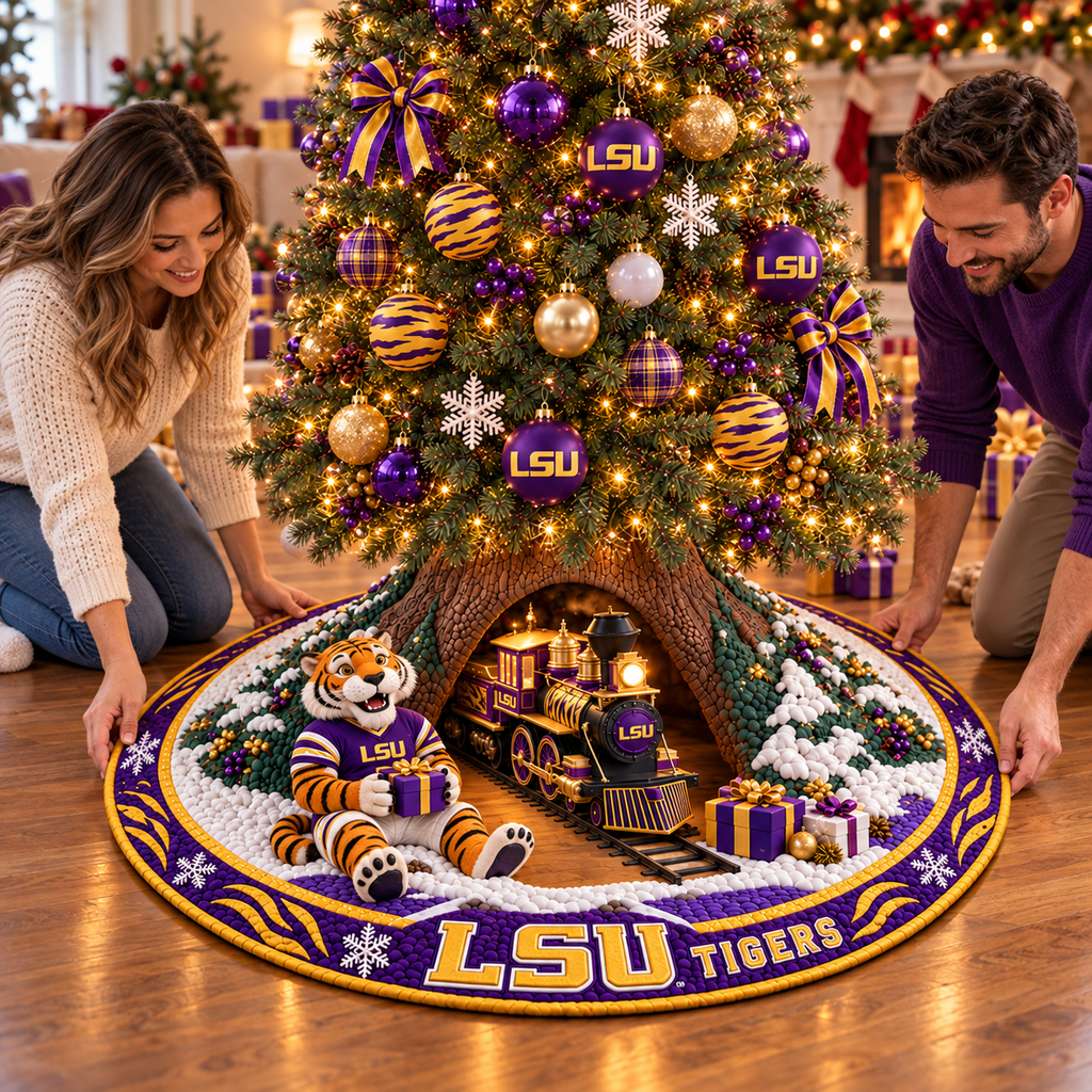 Premium LSU Decorative Tree Collar NTVA