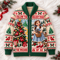 TWOZ WOOL ZIP CARDIGAN NPL