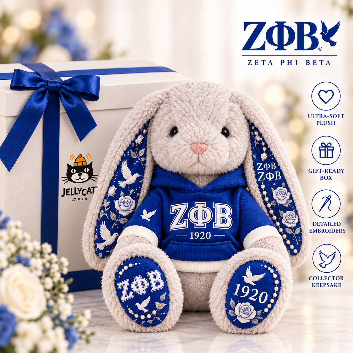 ZPB Premium Bunny Plush Toy TNSM