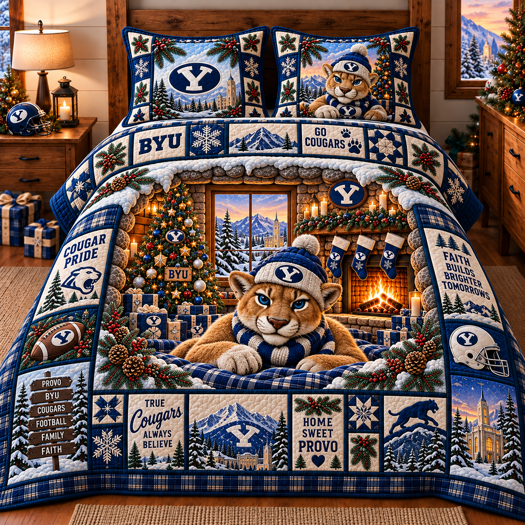 BYU 4 PIECES COVER BEDDING SET PDL (1 FITTED SHEET + 1 FLAT SHEET + 2 PILLOWCASES)