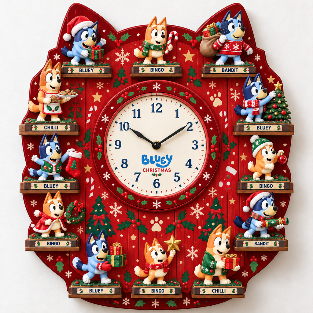 BLU Premium Christmas Sculpture Clock Collection PTKL