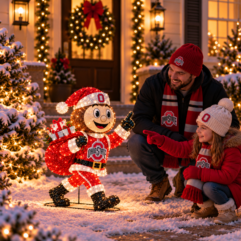 OSB Premium Lighted Christmas Mascot Decoration BMD