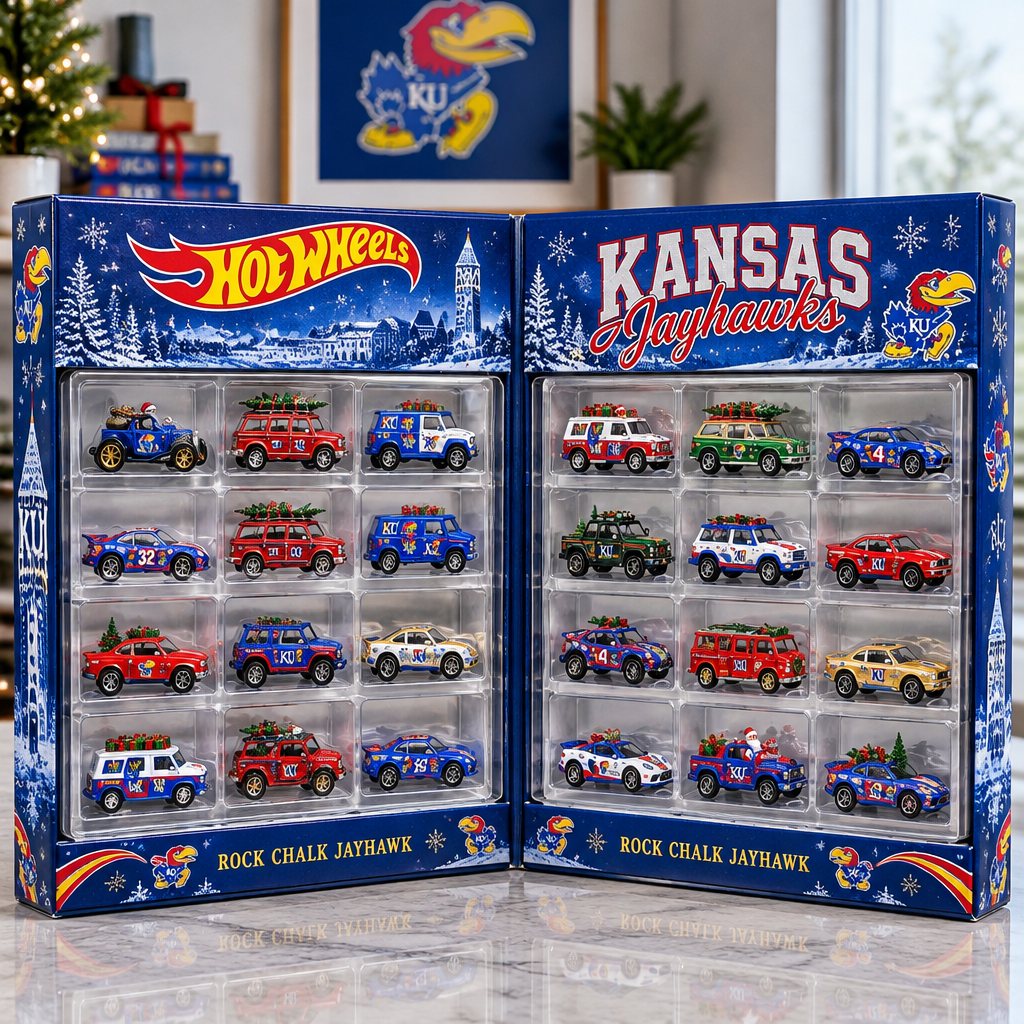 Kansas Jayhawks Premium Mini Car Advent Calendar
