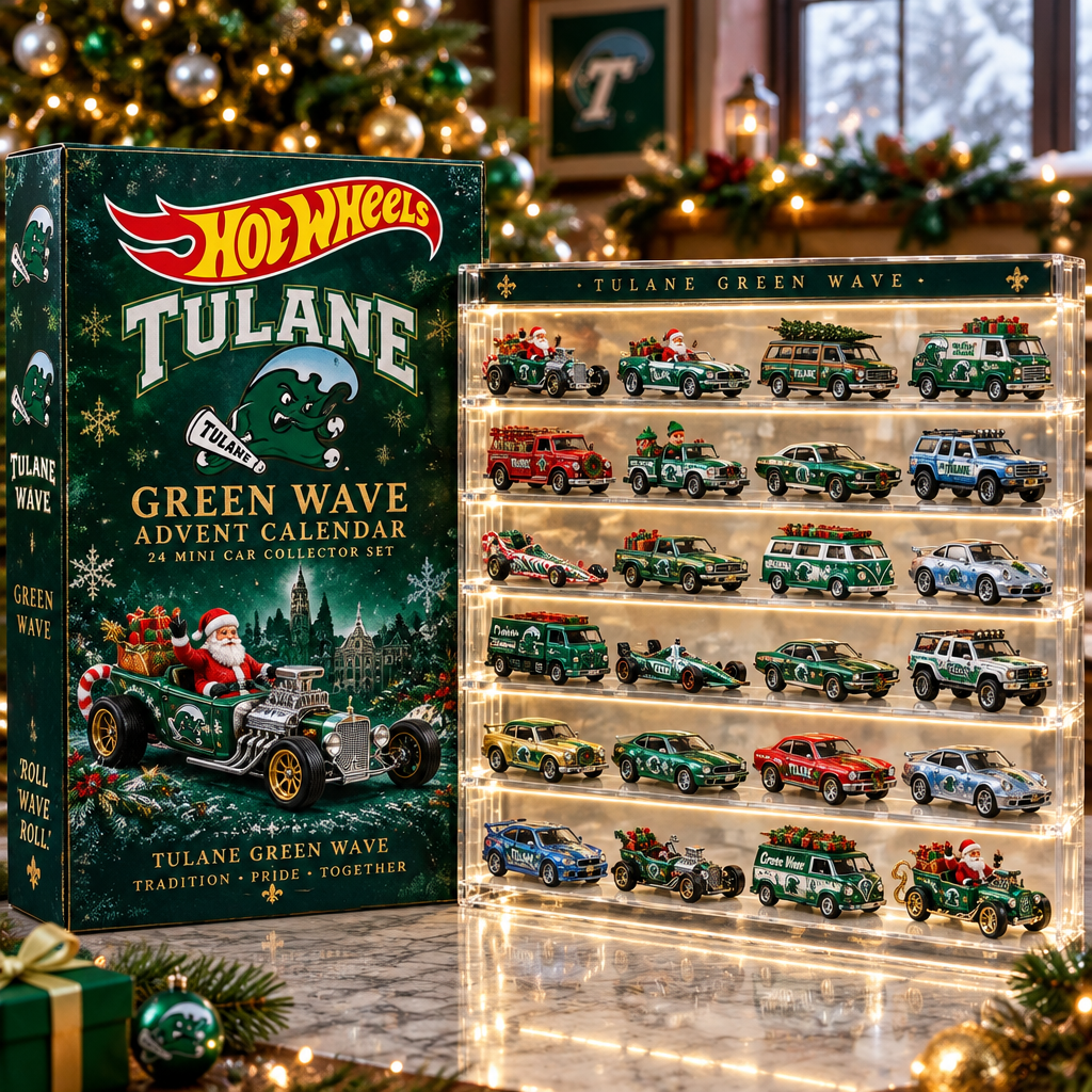 Tulane Green Wave Premium Mini Car Advent Calendar