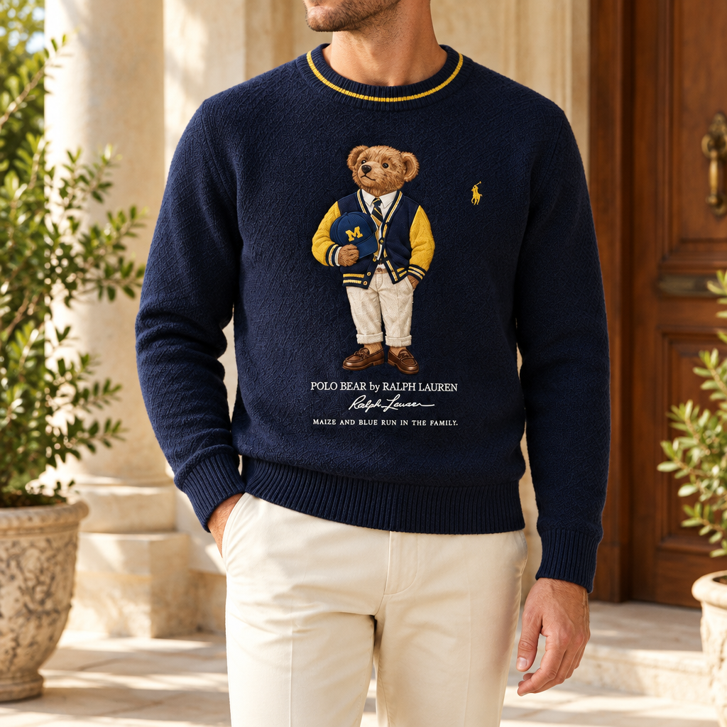 Michigan Wolverines Premium Crewneck Sweater