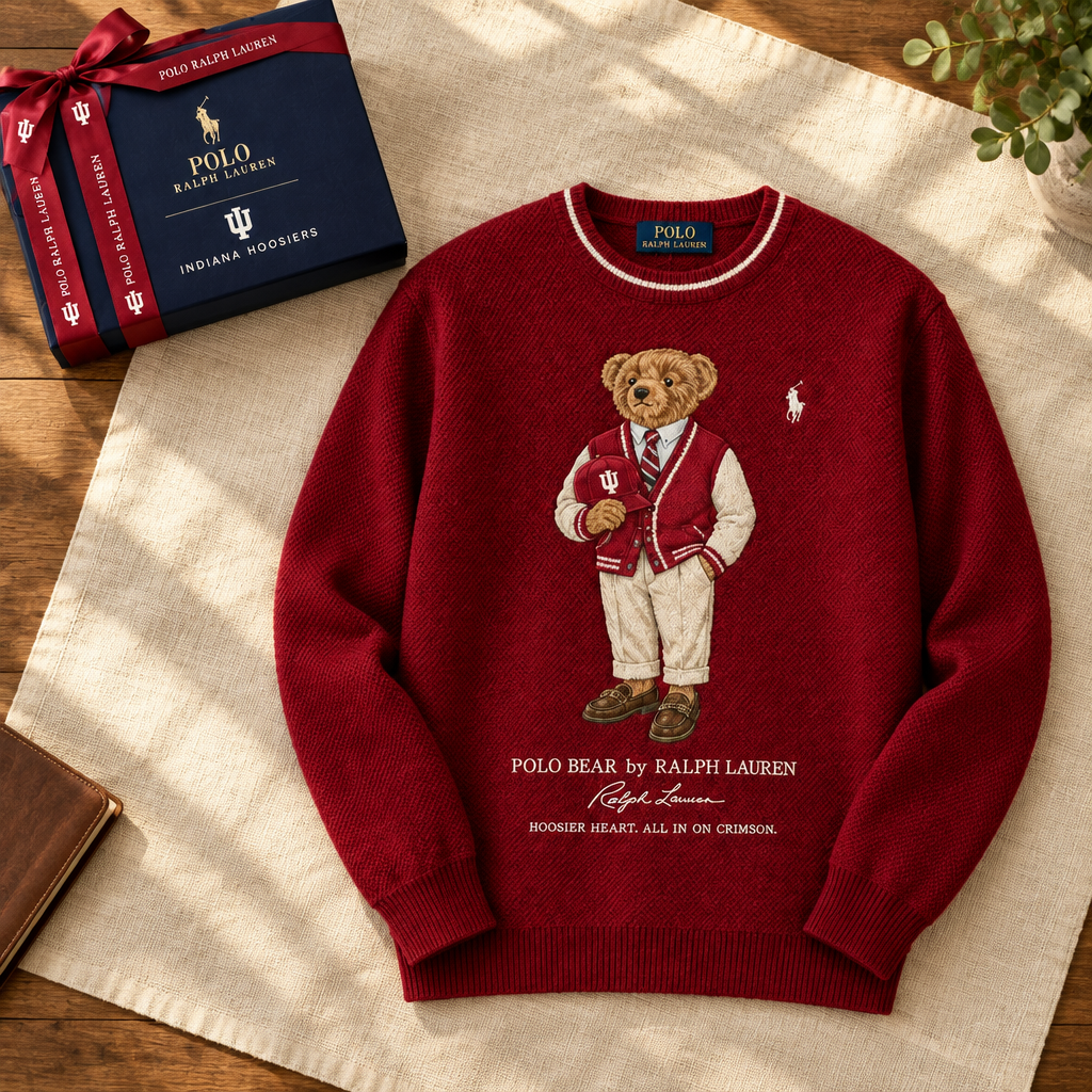 Indiana Hoosiers Premium Crewneck Sweater