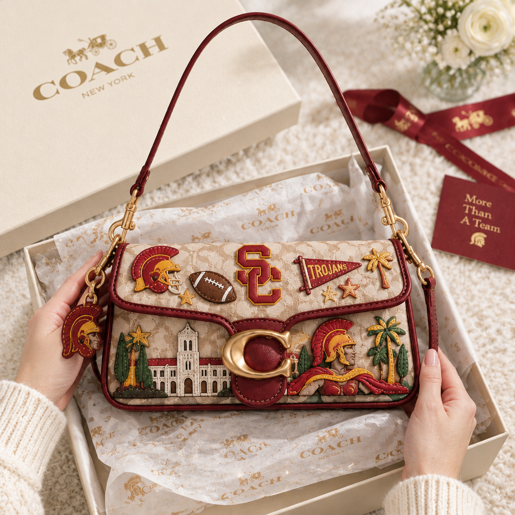 USC Trojans Coach Shoulder Cross With Charm