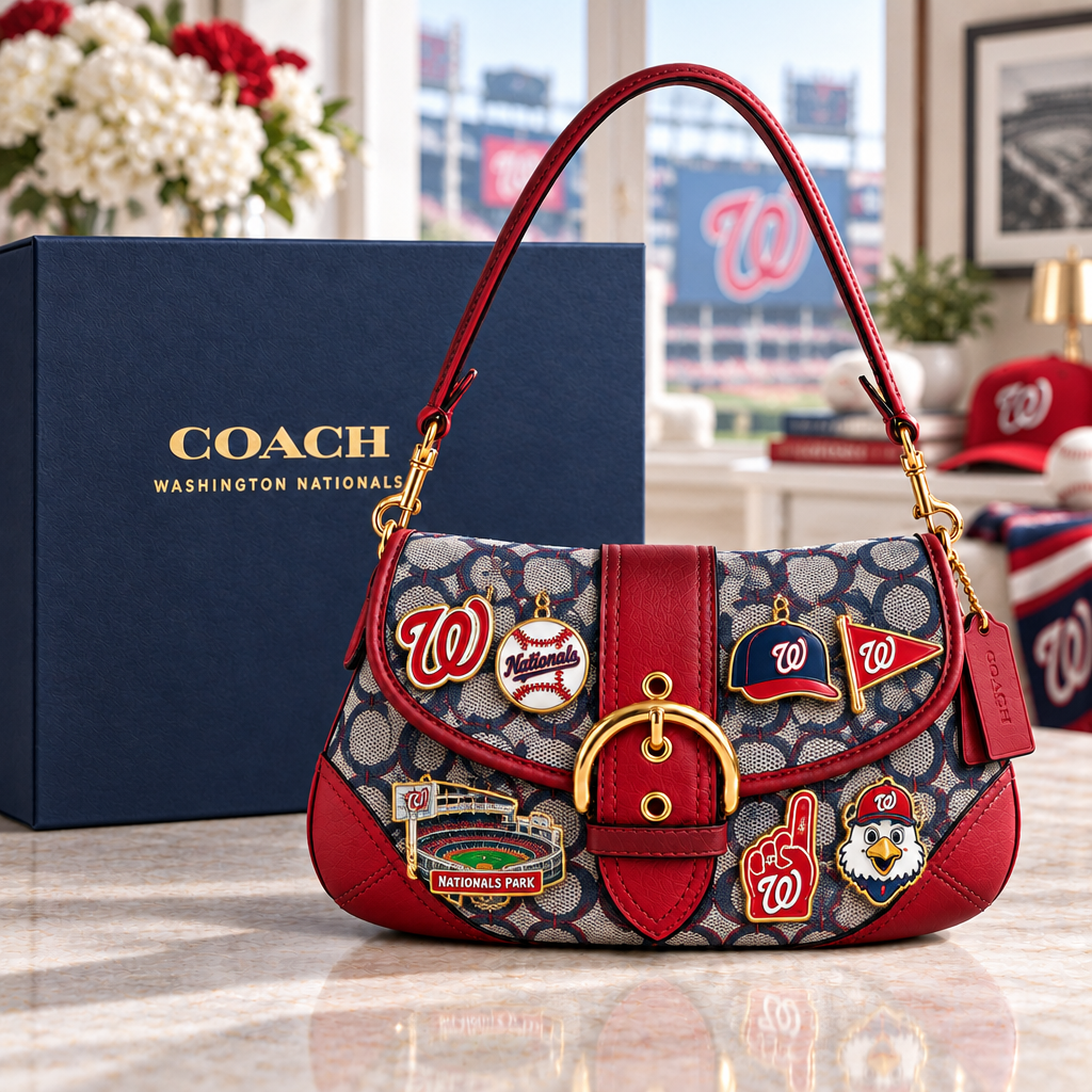 Washington Nationals Soho Bag With Charm