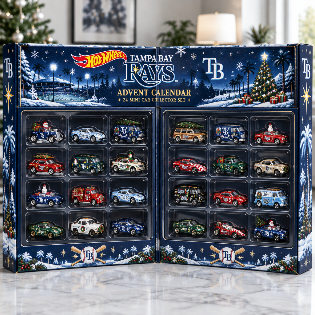 Tampa Bay Rays Premium Mini Car Advent Calendar