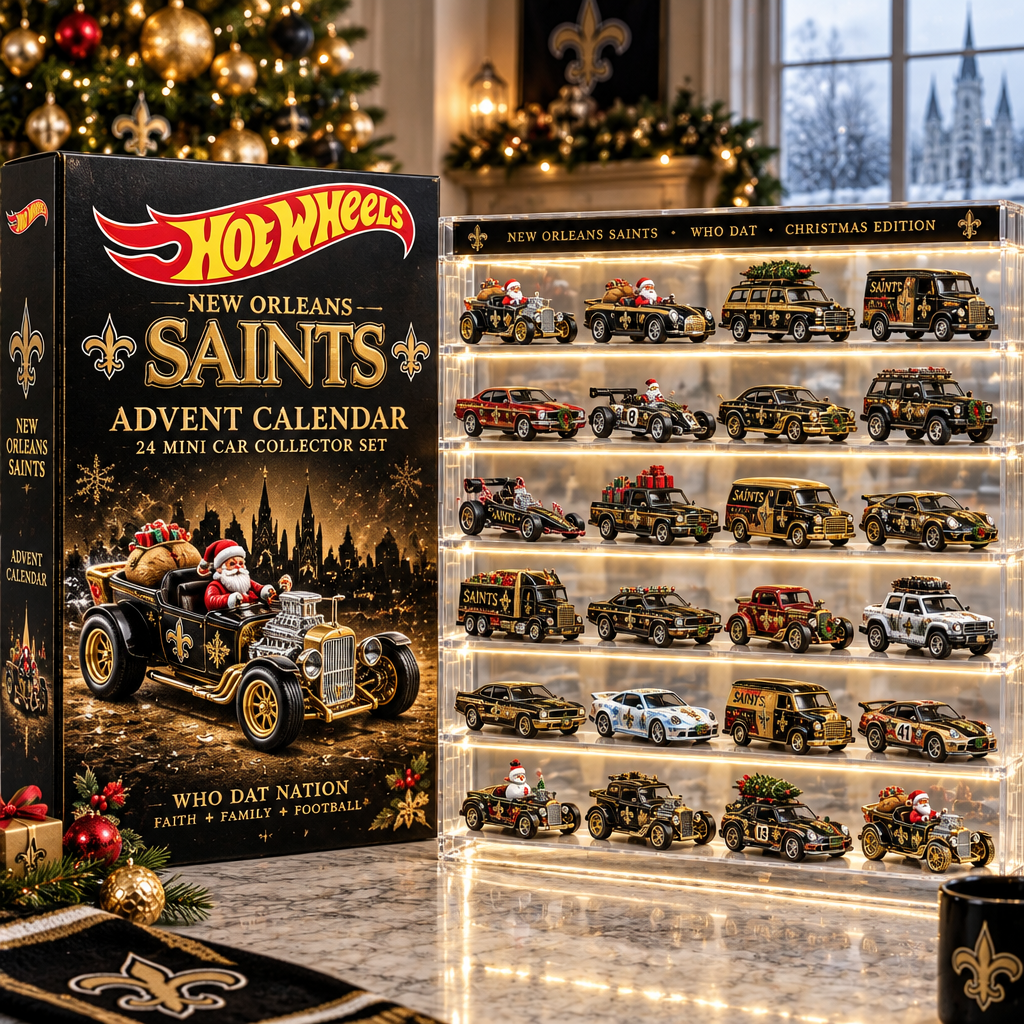 New Orleans Saints Premium Mini Car Advent Calendar