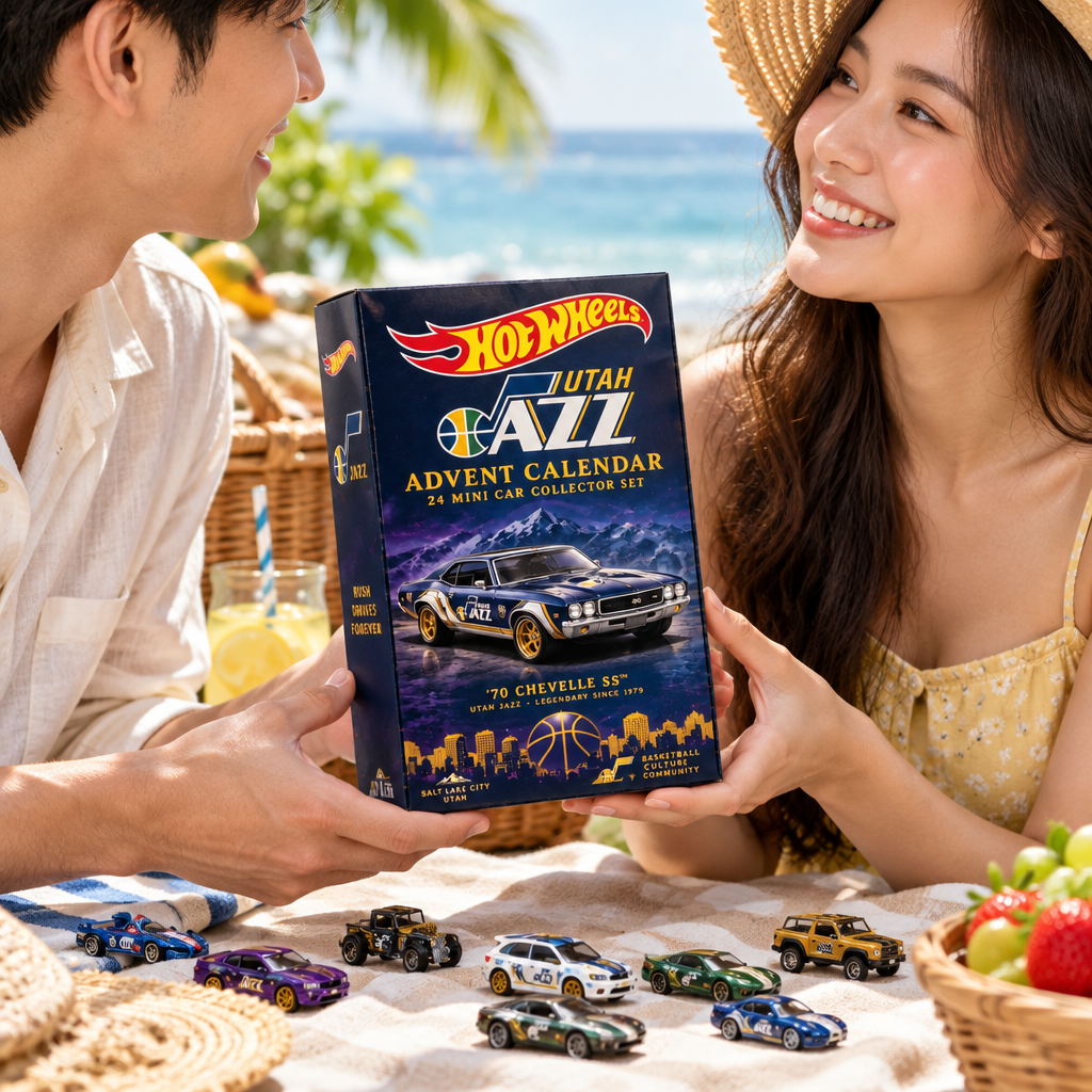 Utah Jazz Premium Mini Car Advent Calendar