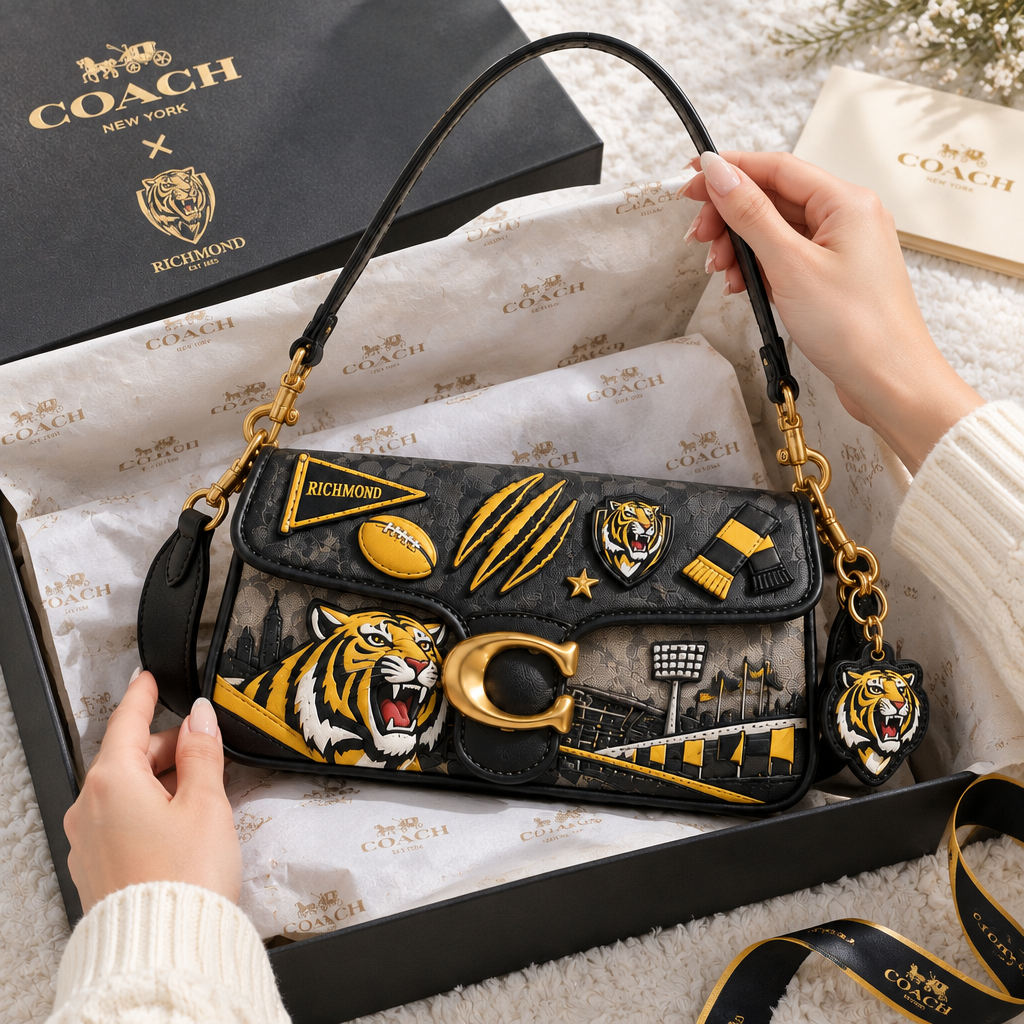 Richmond Tigers Coach Shoulder Cross With Charm